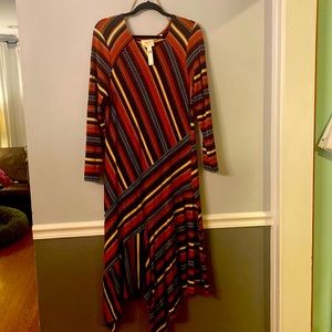 Maeve striped dress for Anthropologie. Size 14-16, 1x